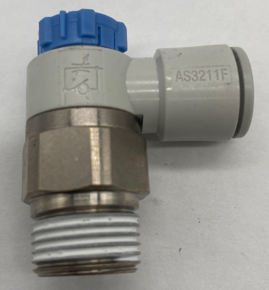 SMC AS3211F Speed Control Valve, 6Mm Tube,1/4 In 