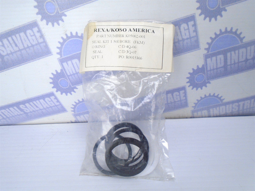 Rexa Koyo K05002-001 SEAL & O-RING KIT - 1.50 ROD Seal (NEW in SEALED BAG)