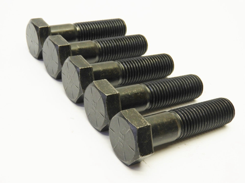 (5 pcs) 1"-8 x 4" NC Grade 8 Hex Cap Screw 1 inch UNC