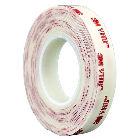 3M 4930 3M 4930 Vhb Tape 0.5" X 5Yd, White, 25 Mil
