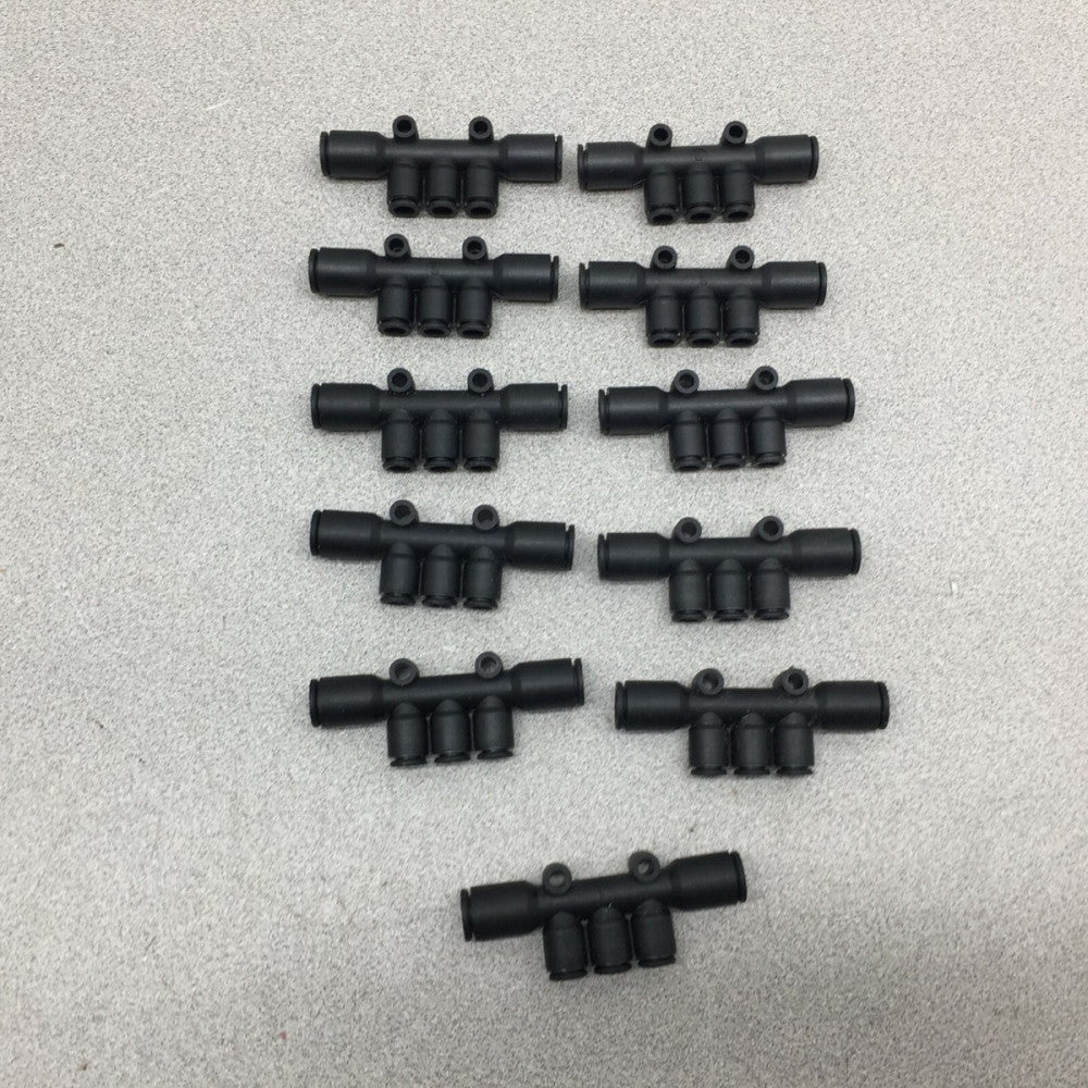 NEW NO BOX (LOT OF 11) LEGRIS (5/16X5/16) X (M6 M6 M6) MANIFOLD 83342