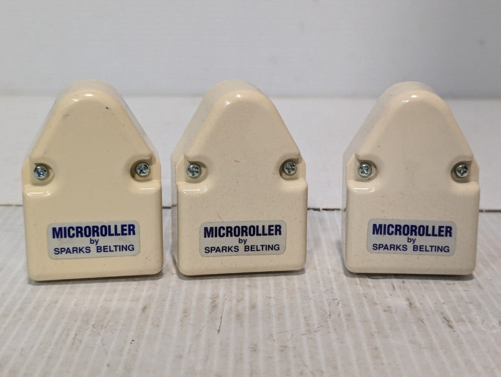 Lot of 3 Sparks Belting Microroller Endcap for Conveyer