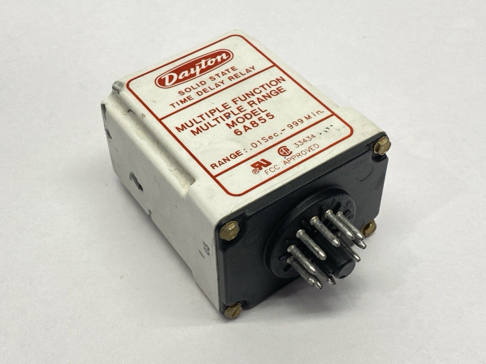 Dayton 6A855 Solid State Time Delay Relay Multifunction 10A 120V