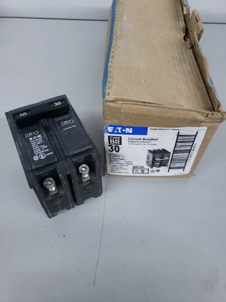 NEW! Eaton BR230 2 Pole 30 Amp Circuit Breaker Cutler Hammer BR230