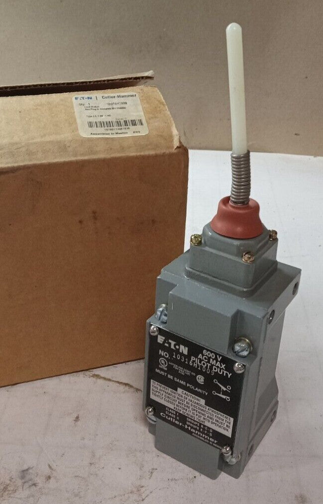 NEW EATON HAZ LOC LIMIT SWITCH WOBBLE STICK 10 AMP 600 VAC 10316H1009