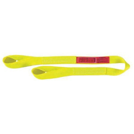 Lift-All Ee1601ntx6 Web Sling, Type 4, 6 Ft L, 1 In W, Nylon, Yellow