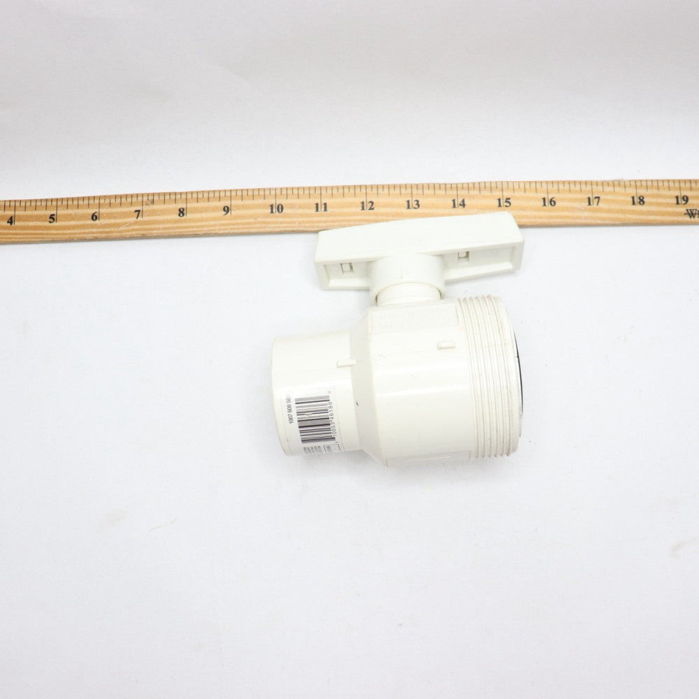 Everbilt 1-1/2 in. PVC Sch. 40 Single Union Slip x Slip Ball Valve