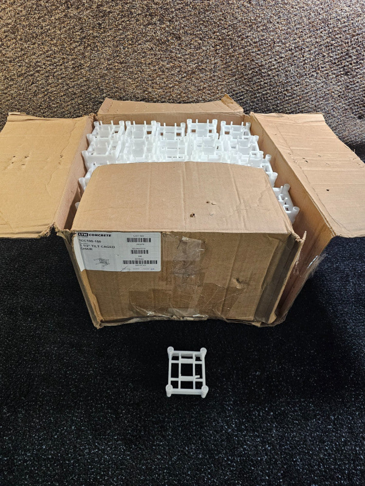 (QTY 240) LTM Concrete TCC100-150, 1-1/2" Tilt-Up Caged Chairs (Stackable)