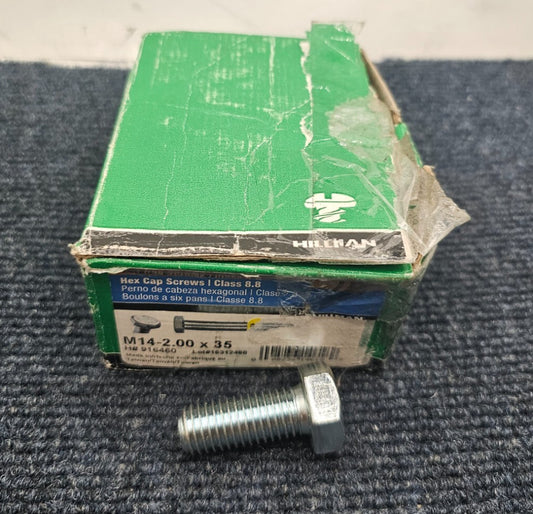 (QTY 20) Hillman Fasteners 916460 Screw Grade 8.8M 14 X 35Mm Metric Hex Cap Bolt