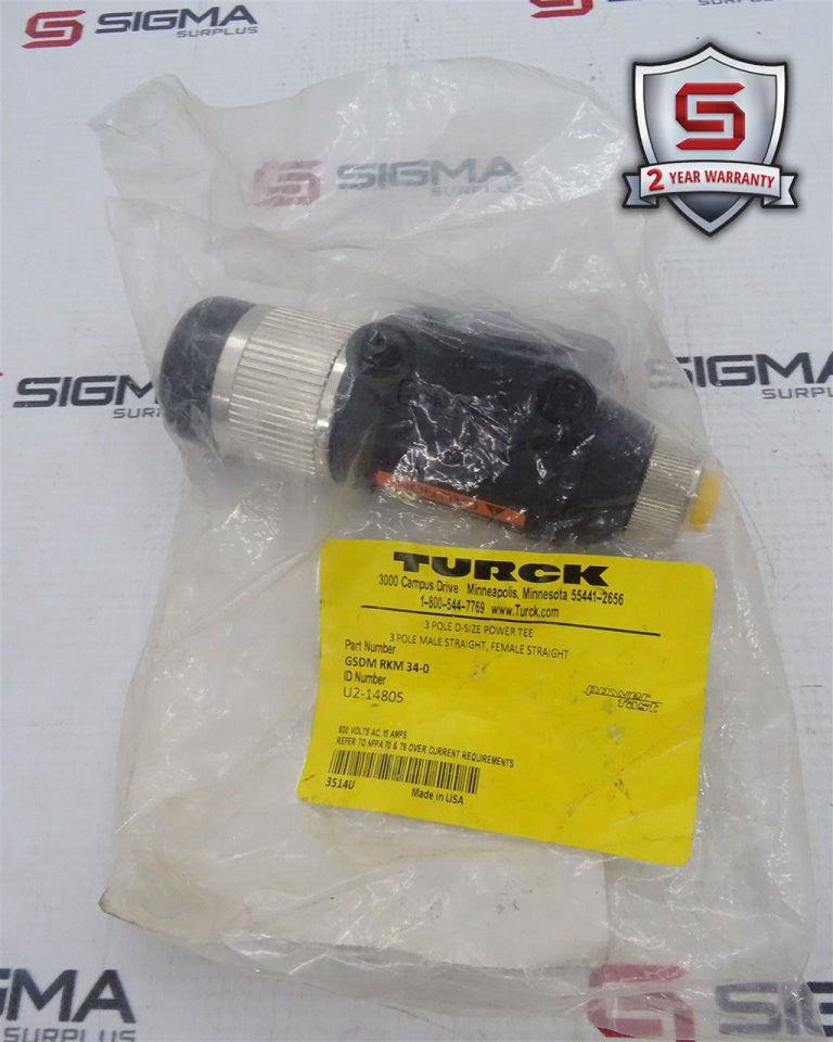 TURCK GSDM RKM 34-0 POWER SUPPLY
