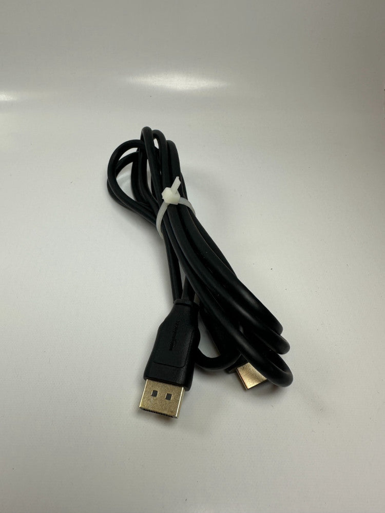Amazon Basics Display Port to HDMI 6ft. Gold Plated Cable (Lot of 2) New