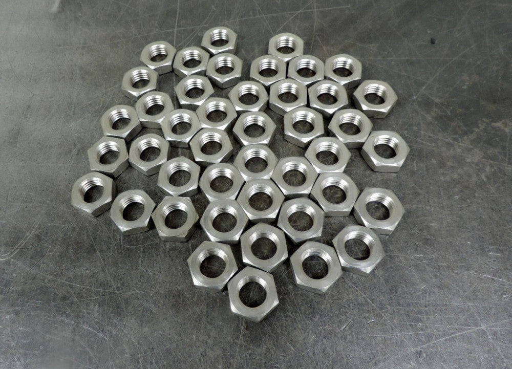 Stainless Steel Jam Nut 3/4" SAE Course Lot of Forty Three (43)