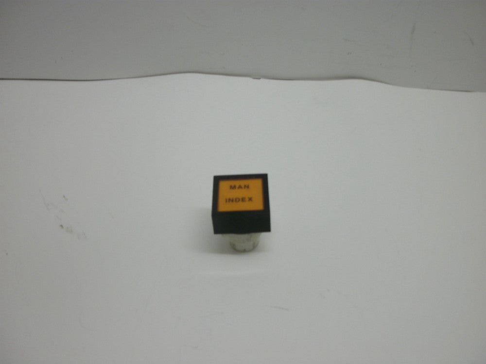 TELEMECANIQUE SQUARE PUSH BUTTON ONLY.( MAN INDEX )ILLUMINATED