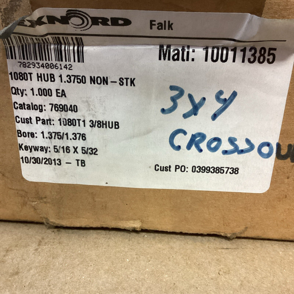 REXNORD 1080T1 3/8HUB 5/16x5/32 1.375/1.376 769040 F96