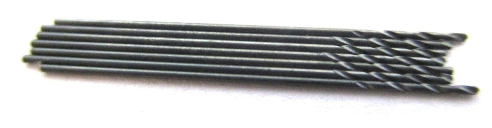 NEW (71205603) 1/64 x 3/16 x 3/4 118° RH HSS Spiral Flute Jobber Drill - 7 QTY
