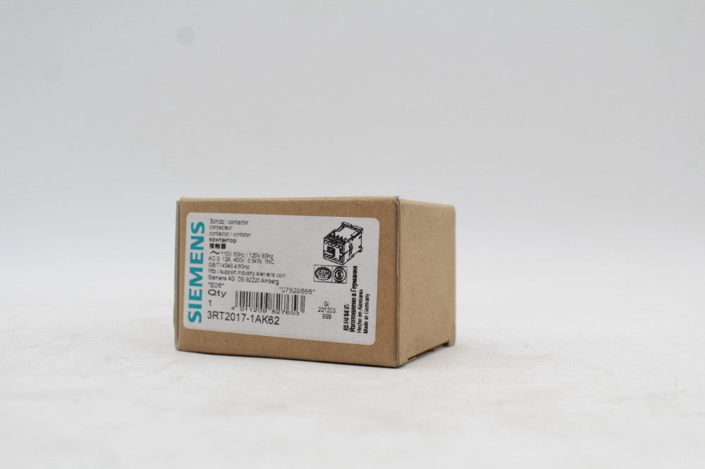 Siemens 3RT2017-1AK62 Contactor Module