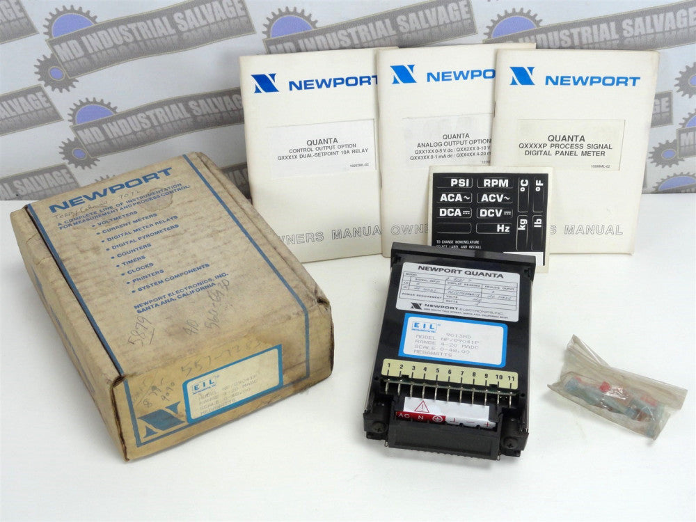 NEWPORT Digital QUANTA Panel Meter MEGAWATTS 0-48. Part # NP/Q9041P (NEW in BOX)