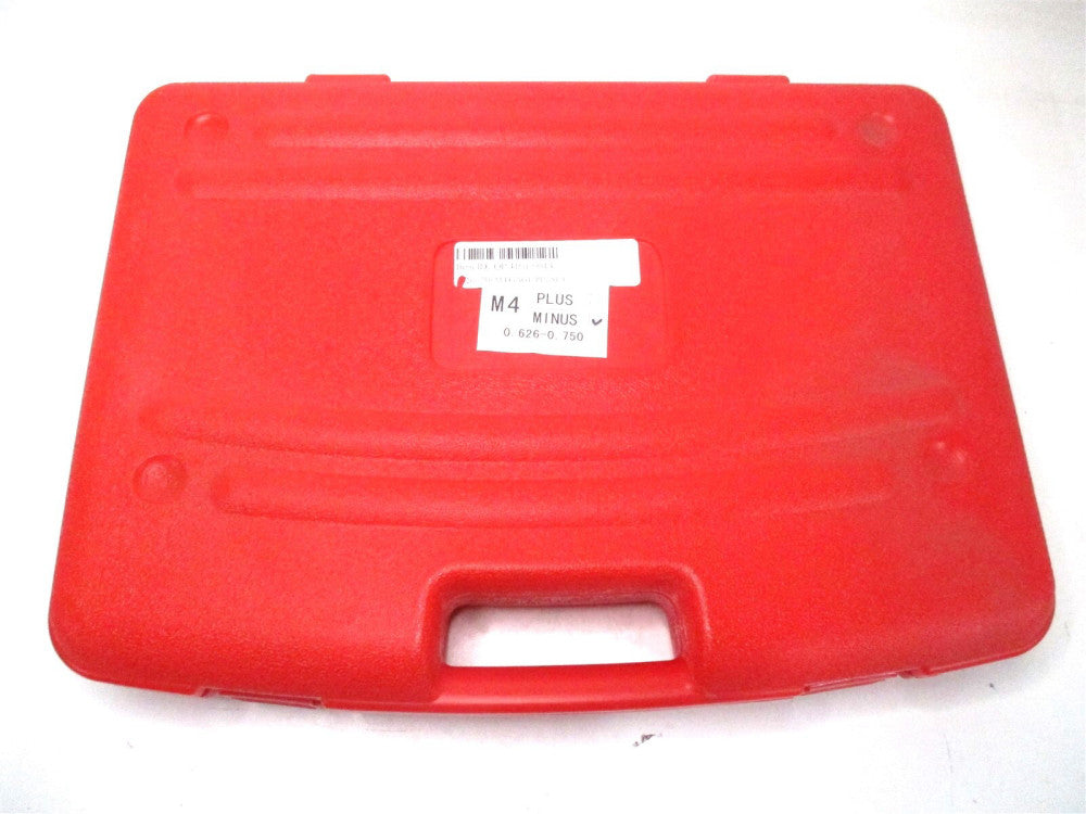 NEW (4101-0014) .626" - .750" M4 Minus Class ZZ Steel Pin Gage Set - 125 Pieces