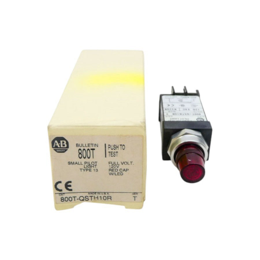 ALLEN BRADLEY 800T-QSTH10R SER. T 120VAC (WH) NSMP