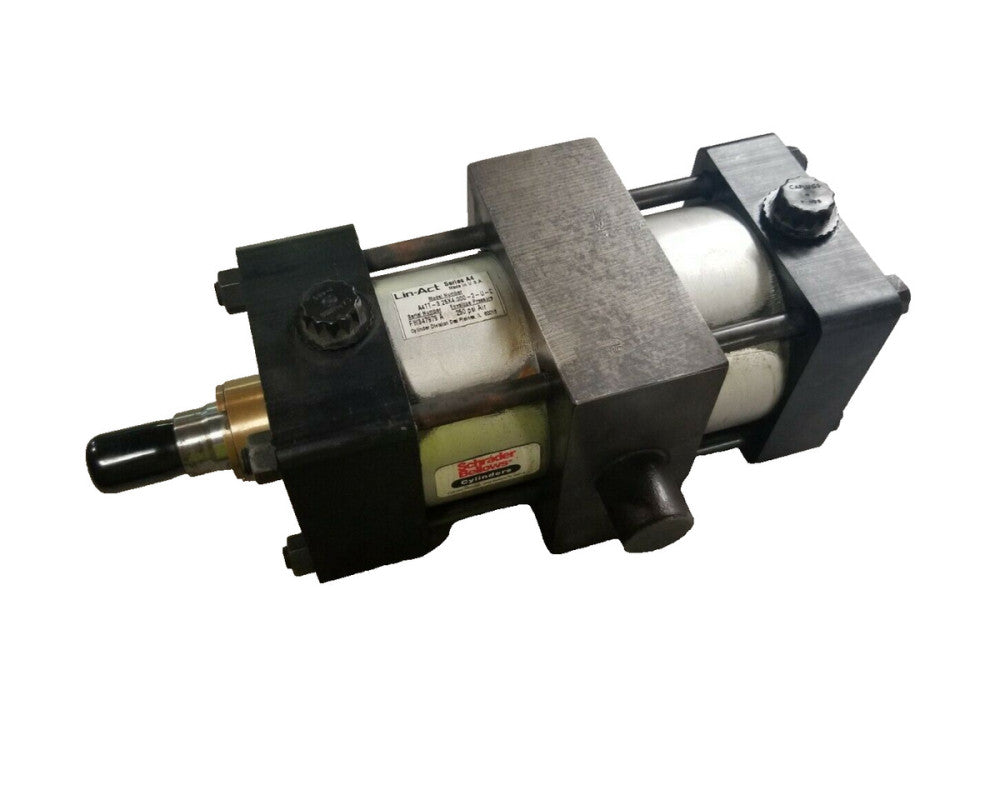 NEW SCHRADER BELLOWS PNEUMATIC CYLINDER 3.25" BORE 4" STROKE 250 PSI AIR