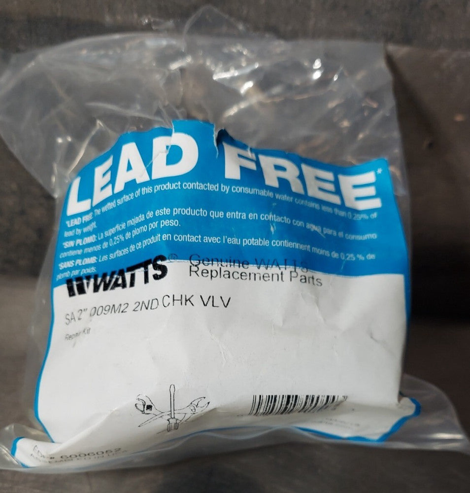 WATTS SA 2" 009M2 2ND CHECK VALVE. EDP# 6006052. Genuine Replacement Parts.