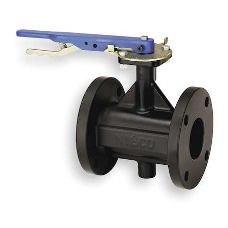 Nibco Fc27653 4 Butterfly Valve,Lever,4 In,Cast Iron