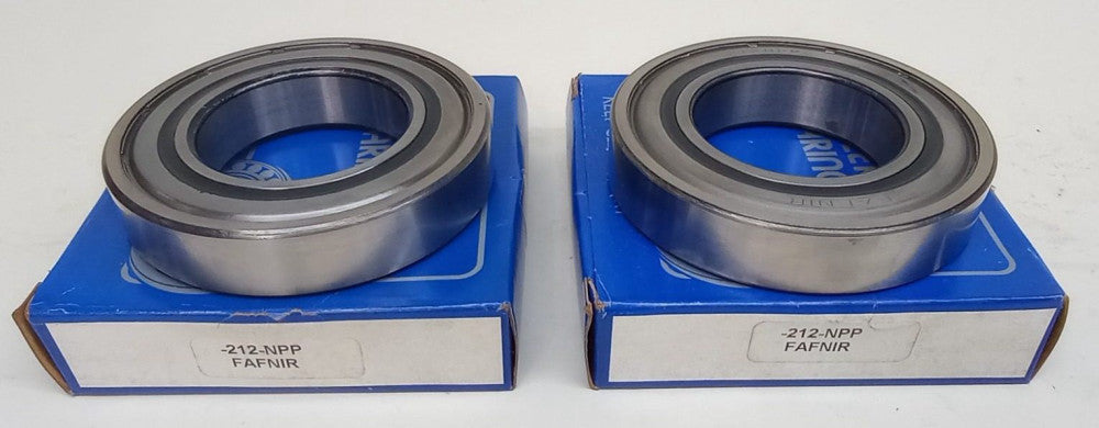 Fafnir 212NPP-Shields Ball Bearing Deep Groove 60X110X22mm (Pack of 2)