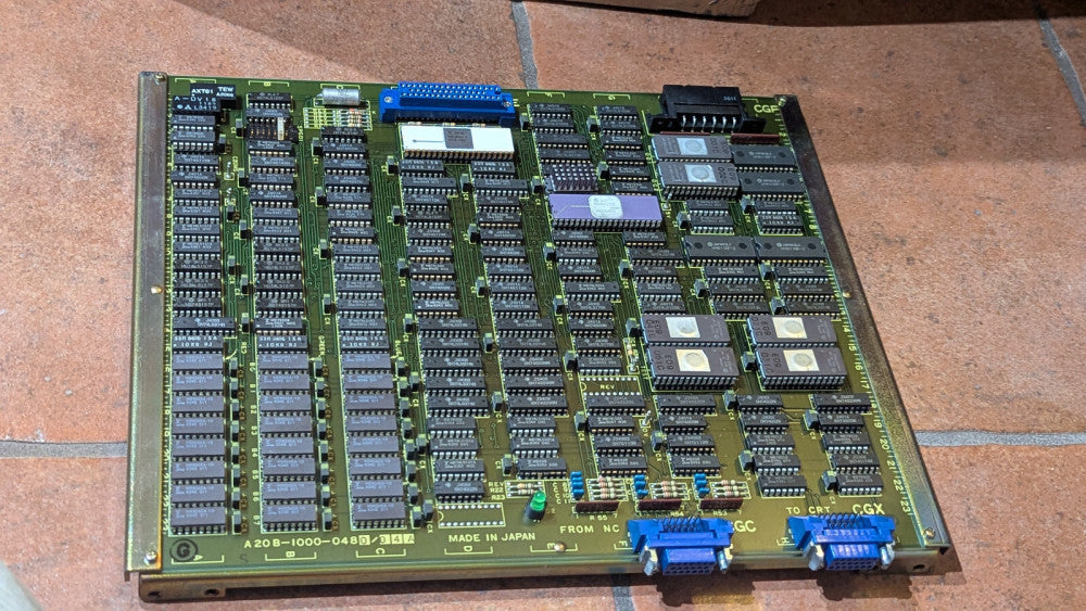 Fanuc A20b-1000-0480 / 04A Graphics Display Board PCB