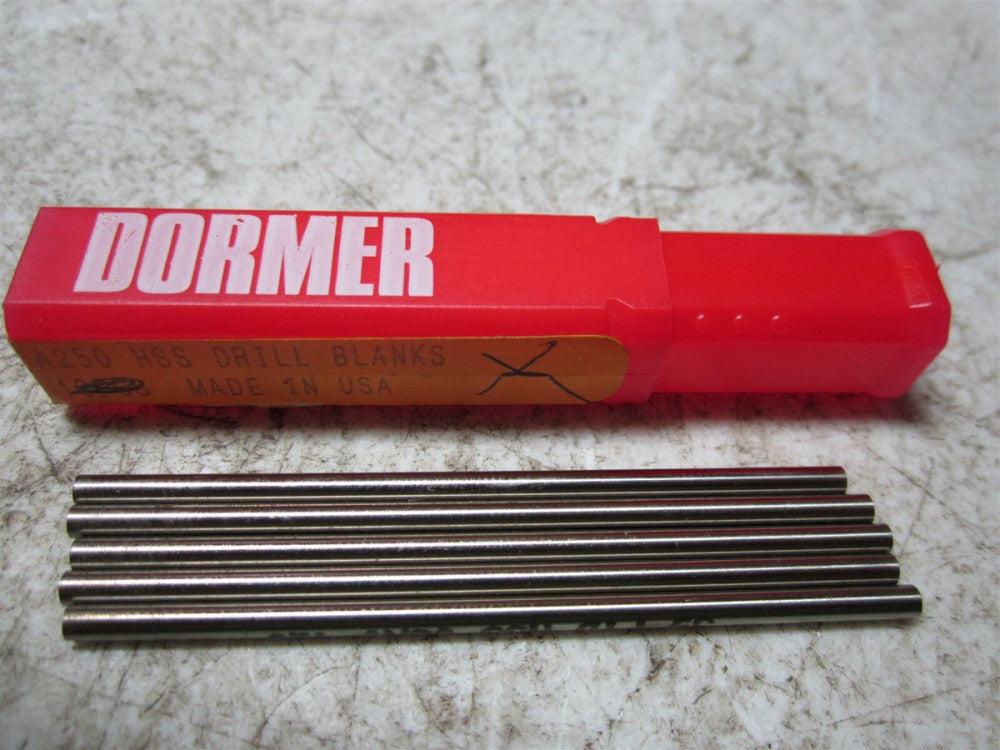Dormer 0283 A250 Size #39 High Speed Steel Drill Blanks - Pack of 5