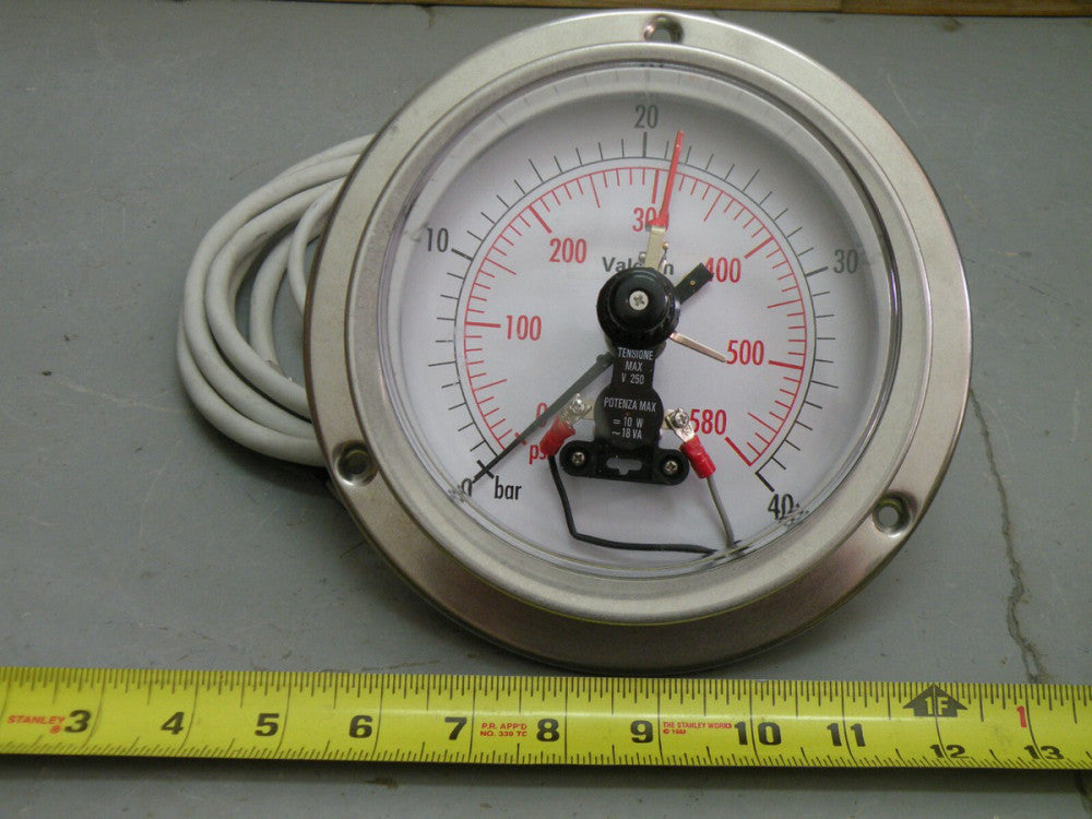 Valcom Pressure Gauge / Transmiter 0 - 580psi 5-1/2" Dislplay MANK03G2M02M8