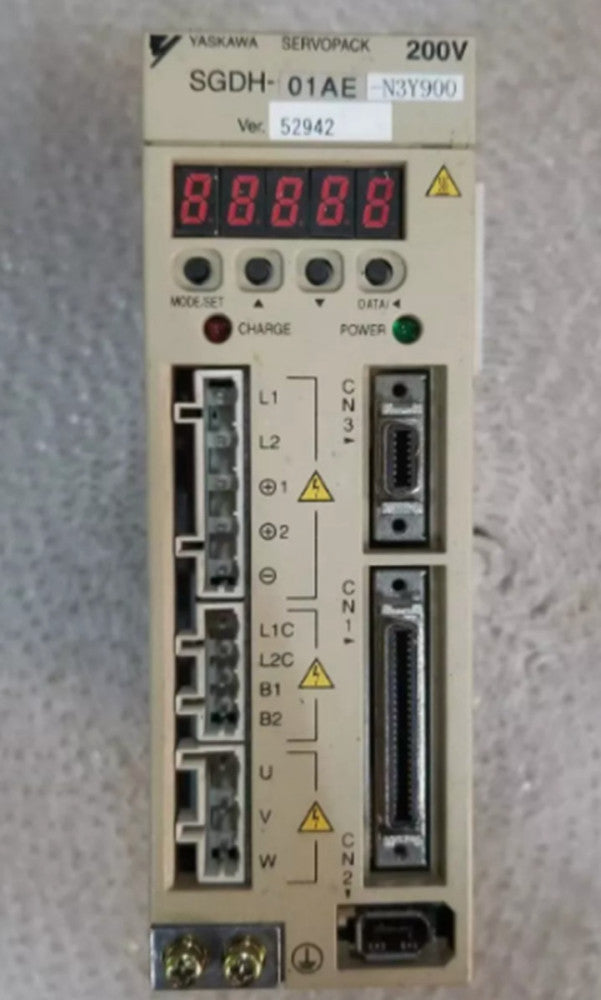 Used & Tested YASKAWA SGDH-01AE-N3Y900 Servo Drive