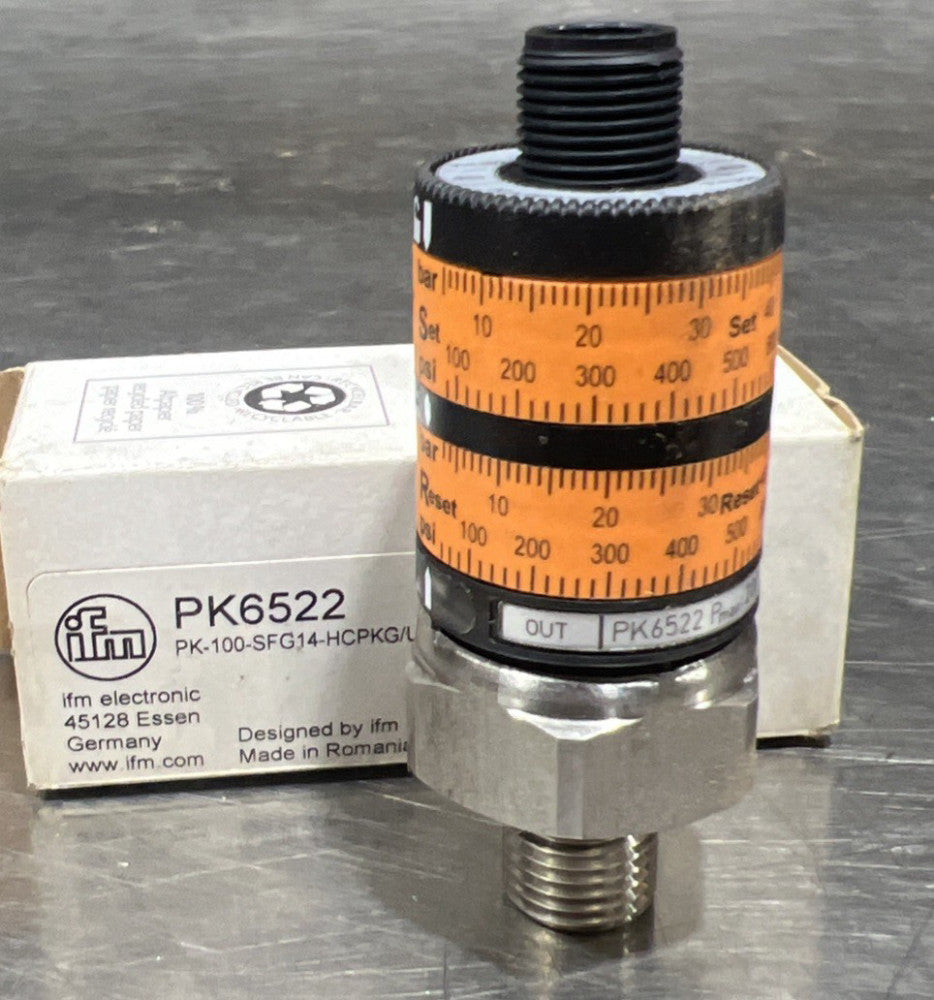 IFM EFECTOR PK6522 PRESSURE MONITOR Nos Surplus