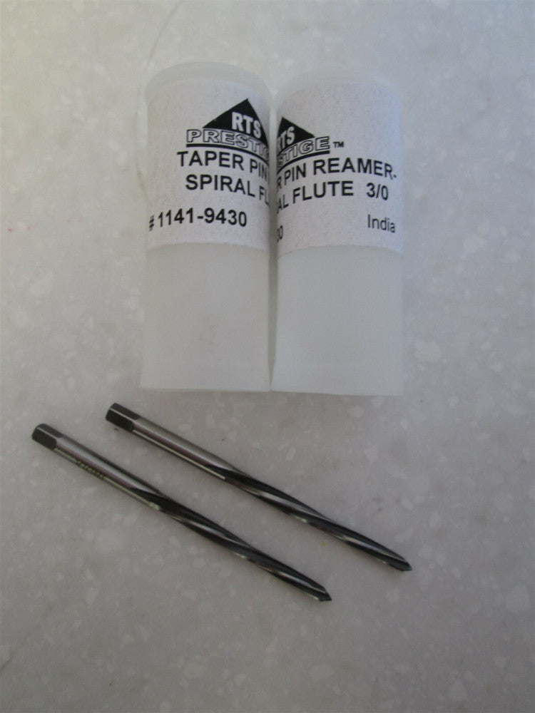 Prestige #3 Left Hand Spiral Flute Right Hand Cut HSS Taper Pin Reamer NEW