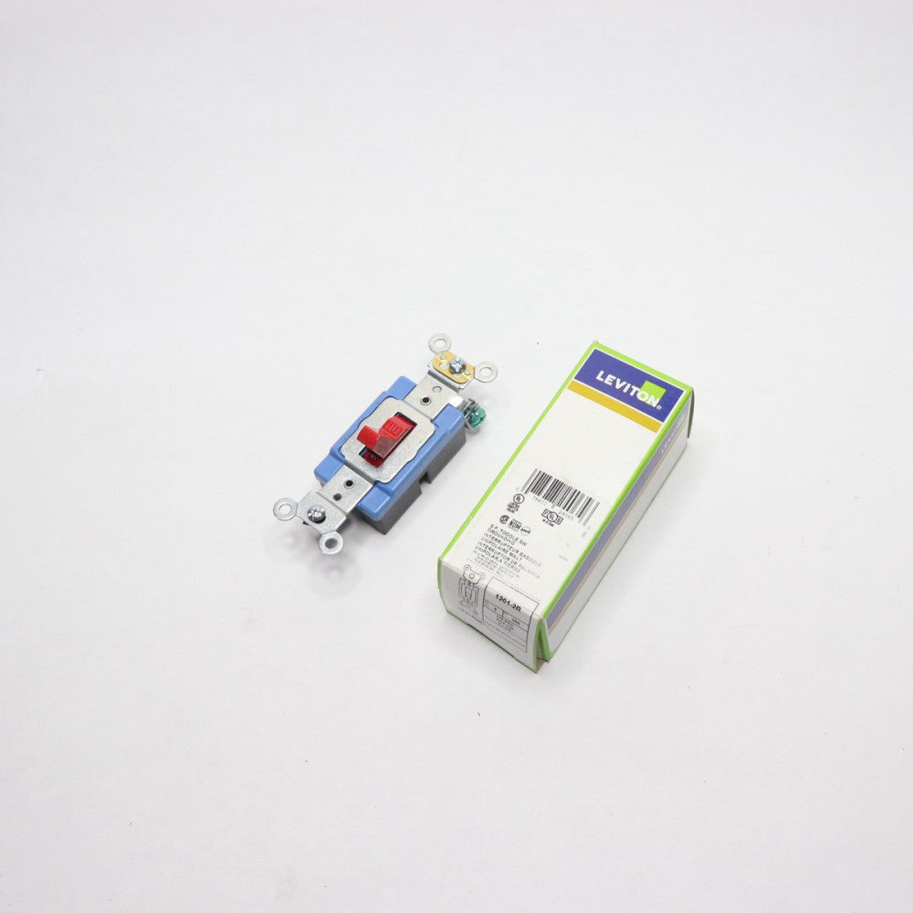 Leviton Single-Pole Toggle Switch Industrial 15 Amp 1201-2R
