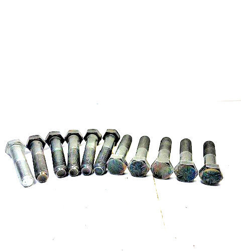ZINC PLATED GRADE 5 3/4IN-10X 3 1/2IN HEX CAP SCREW (LOT OF 11)