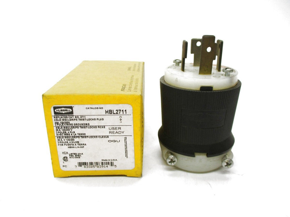 HUBBELL HBL2711 125/250V 30A NSMP