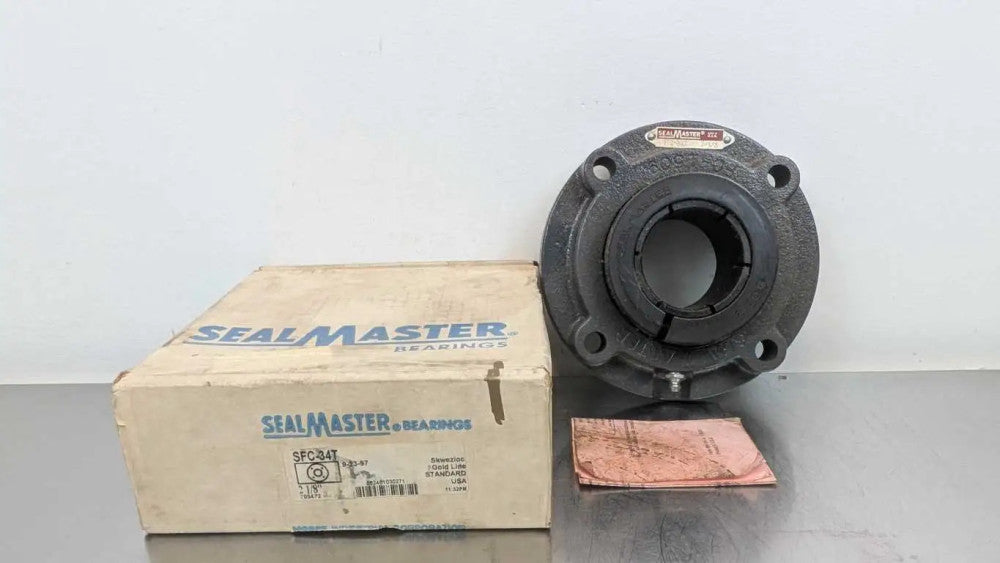 Sealmaster SFC-34T Flange Mounted Bearing 705472 2-1/8" ID