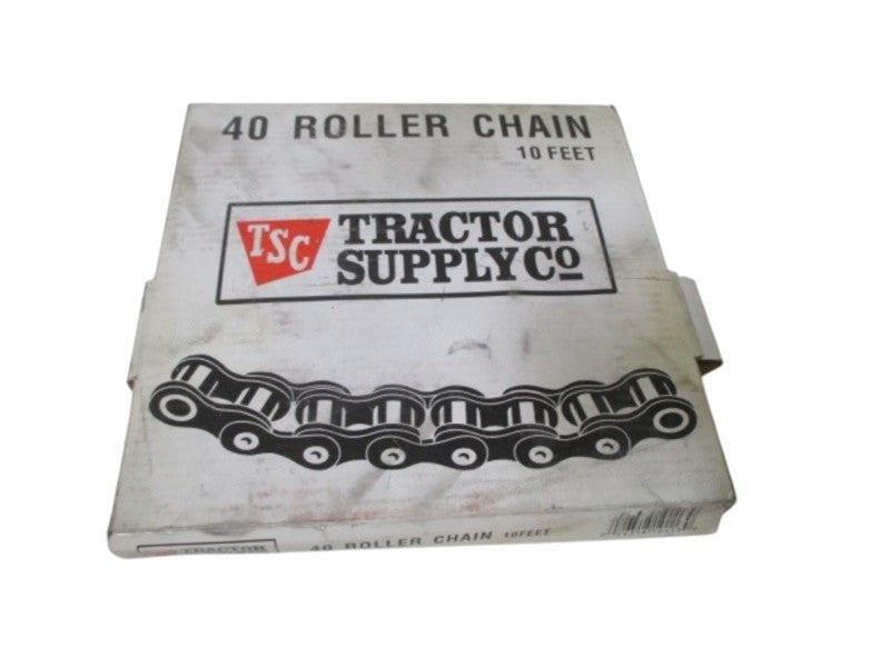 TRACTOR SUPPLY CO. 40 ROLLER CHAIN 10FT.  NSMP