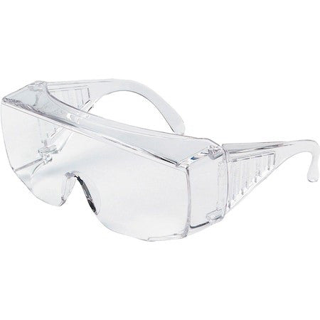 Mcr Safety 9800 Safety Glasses, Clear Uncoated Lens, Polycarbonate, Clear