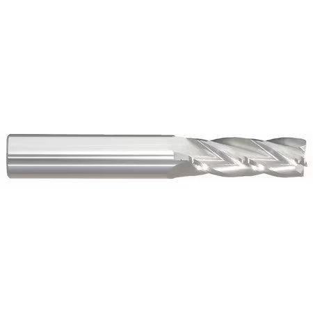 Zoro Select 206-001169 Carbide End Mill, 23/64In, 4F, Single, 2-1/2