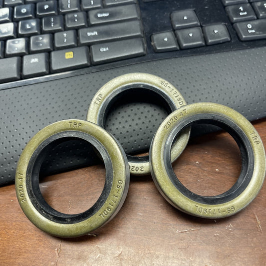 (3 Pack) TRP INTL Grease Seal GS-1719DL TRP 1.719" ID, 2.565" OD w/BORE SEALANT