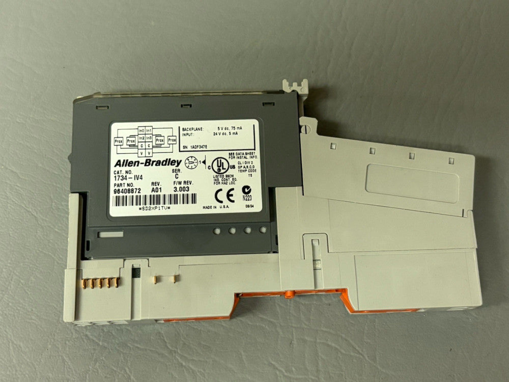 Allen Bradley 1734-IV4 Input Module With 1734-MB & 1734-RTB