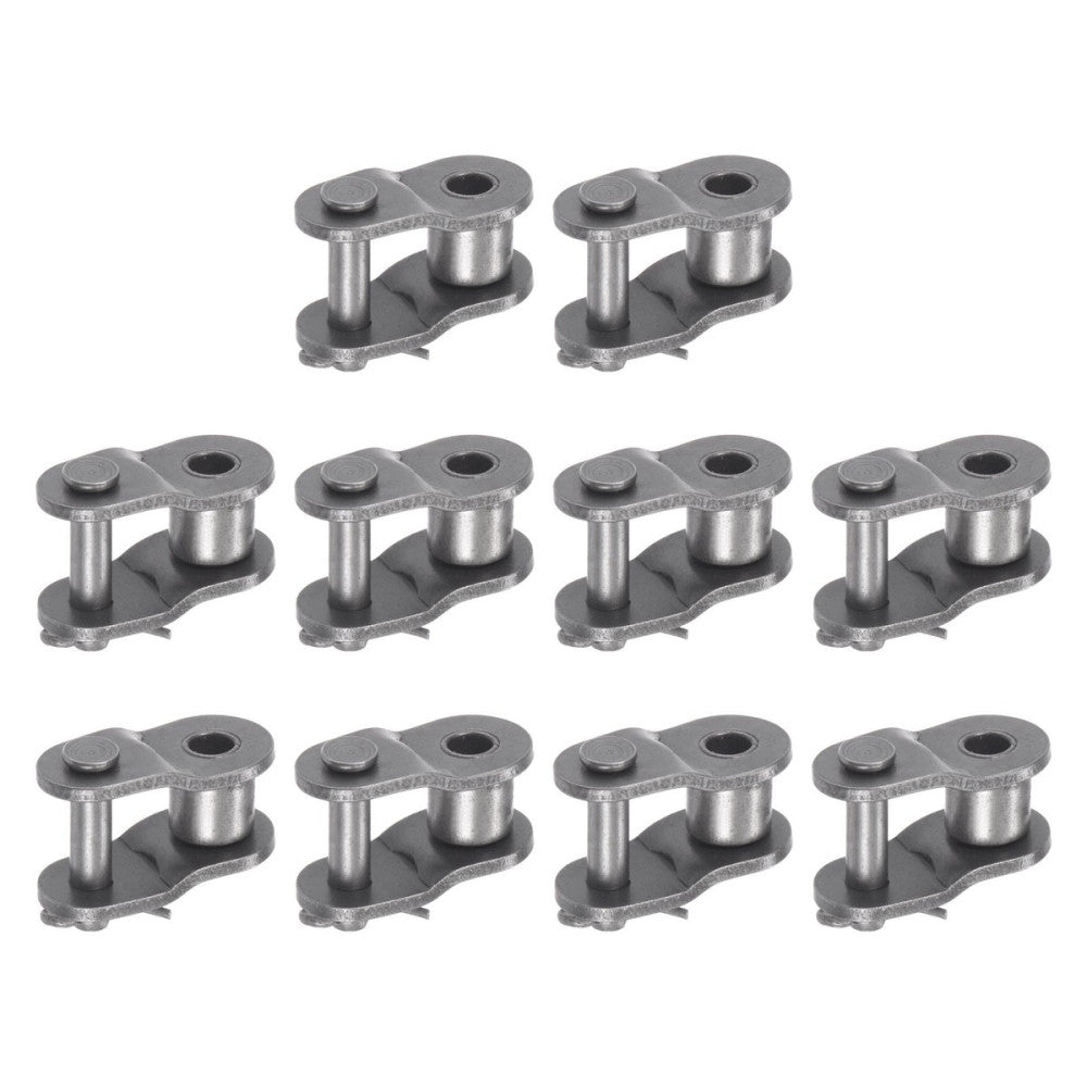 10PCS #50 Chain Offset Half Link Roller Repair Connector 5/8" Pitch Carbon Steel