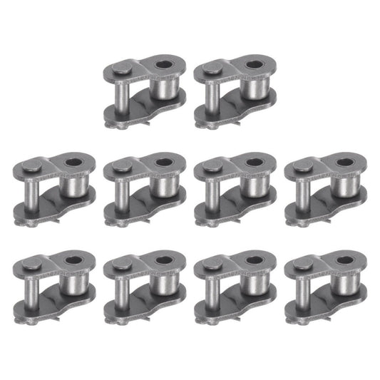 10PCS #50 Chain Offset Half Link Roller Repair Connector 5/8" Pitch Carbon Steel