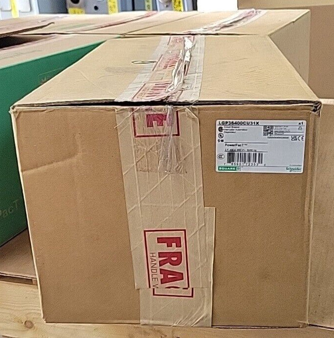NEW Square D LGP36400CU31X 400 Amp 600V 3 Pole LG 400 Circuit Breaker-Warranty