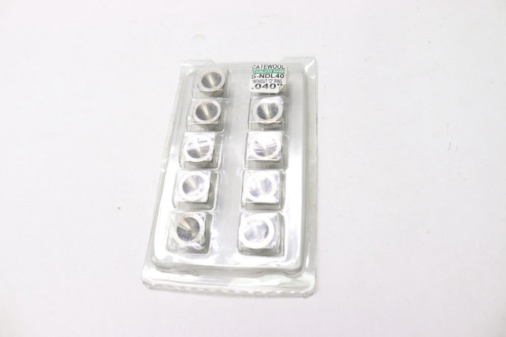 (10-Pk) Gatewood Stainless Steel Shwr w/o O Ring  .040" S-NDL40