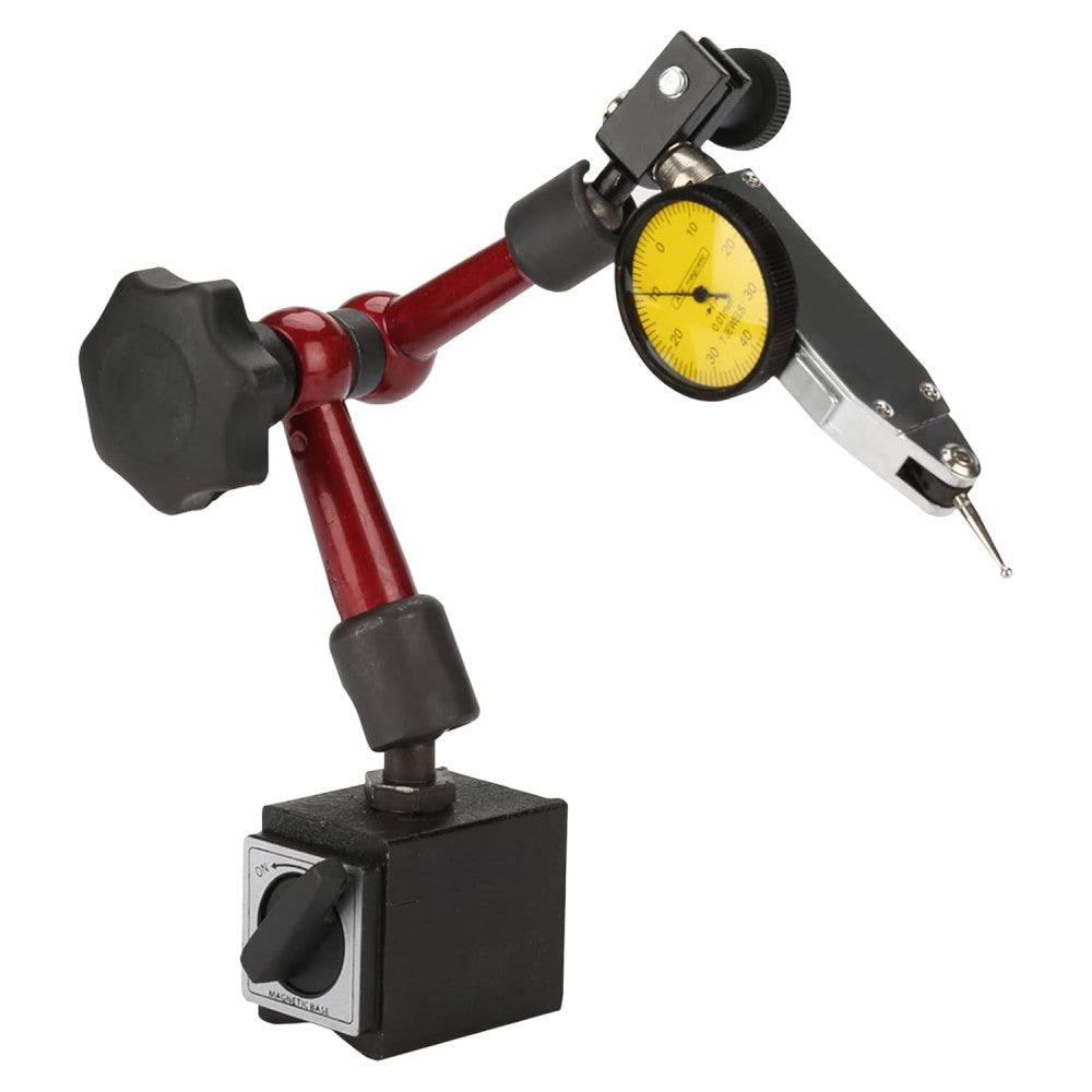 EVTSCAN 0 to 0.8mm Lever Type Test Indicator with Magnetic Base Set, 32mm... 