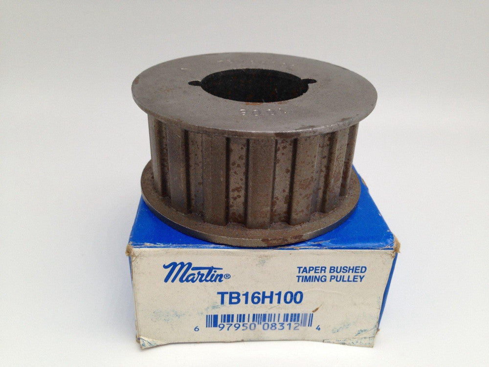 NEW Martin TB16H100 Timing Belt Pulley 16 Teeth, 1" Belt Width 