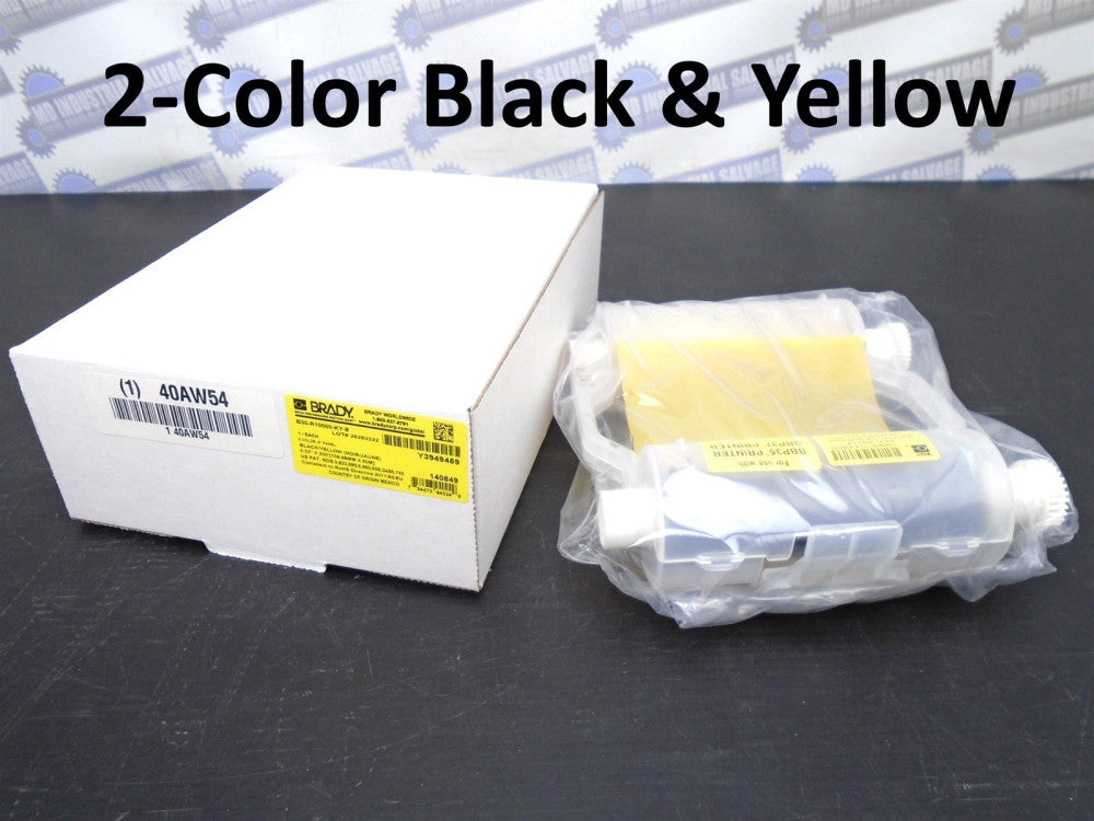 Genuine BRADY B30-R10000-KY-8 - B30 - 2-Color BLK/YLW - 4.33" x 200 PRINT RIBBON