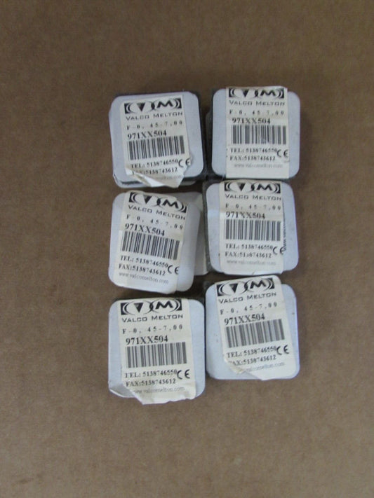 1 LOT (6QTY) VALCO MELTON 971XX504, HOT MELT STRAIGHT NOZZLE, NOS! MAKE OFFER!!